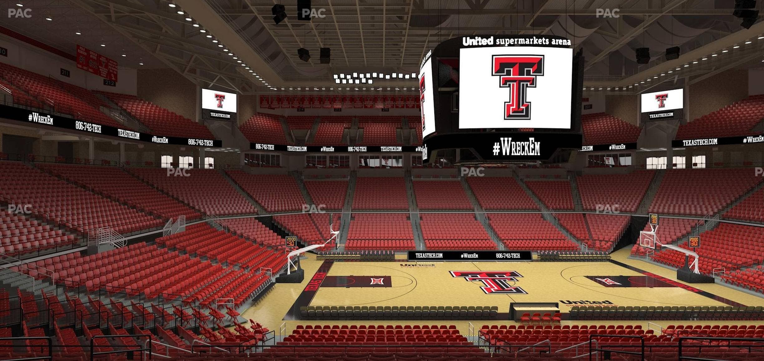United Supermarkets Arena - Section 102 Seat View