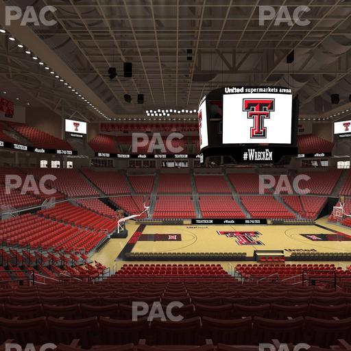 United Supermarkets Arena - Section 102 Seat View