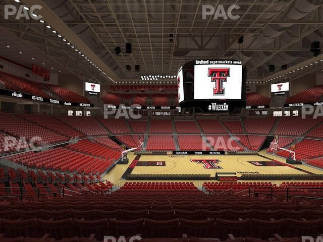 United Supermarkets Arena - Section 102 Seat View