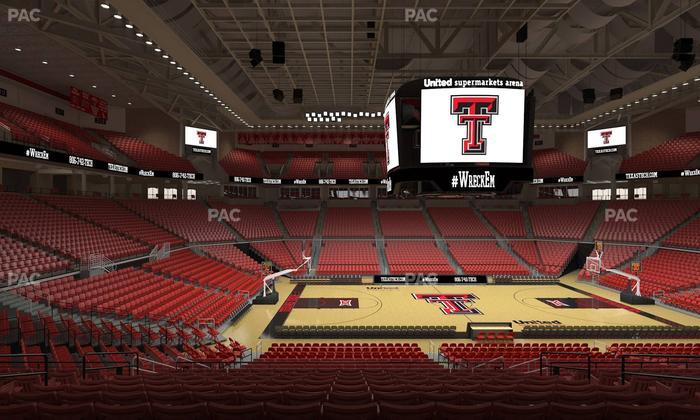 United Supermarkets Arena - Section 102 Seat View