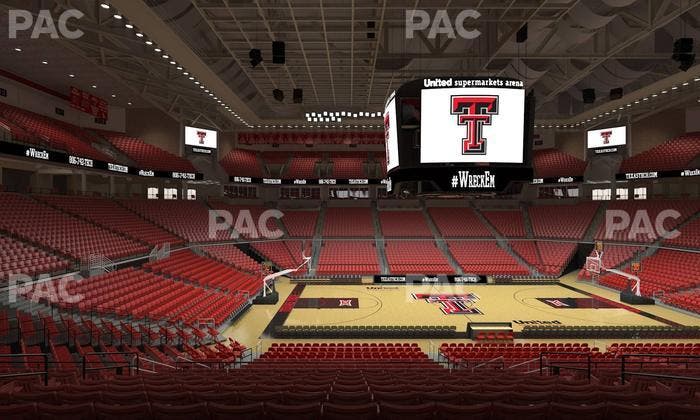 United Supermarkets Arena - Section 102 Seat View