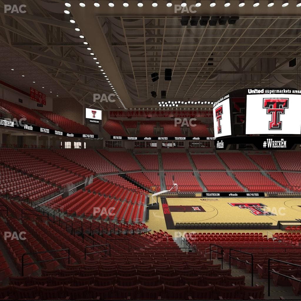 United Supermarkets Arena - Section 103 Seat View