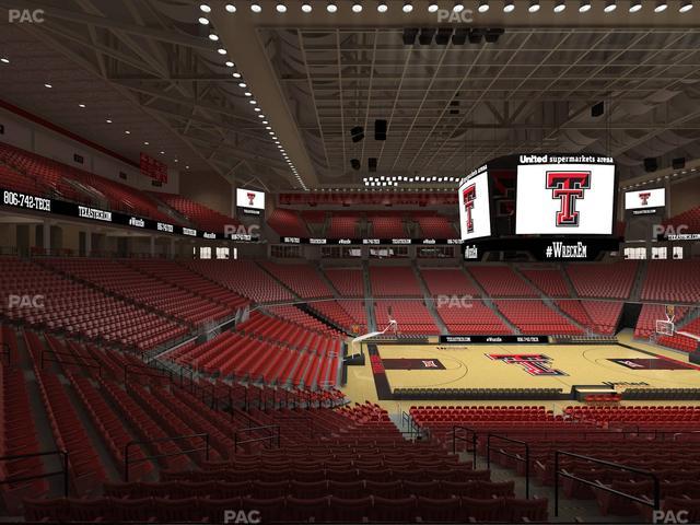 United Supermarkets Arena - Section 103 Seat View