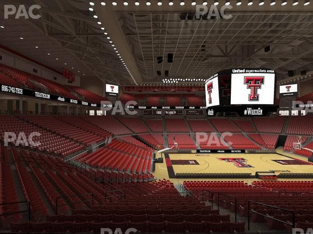 United Supermarkets Arena - Section 103 Seat View