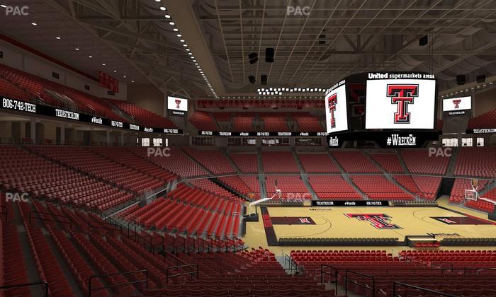 United Supermarkets Arena - Section 103 Seat View