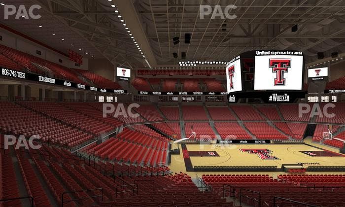 United Supermarkets Arena - Section 103 Seat View