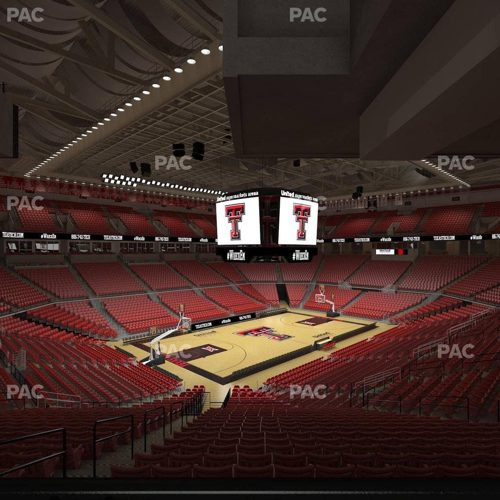 United Supermarkets Arena - Section 104 Seat View