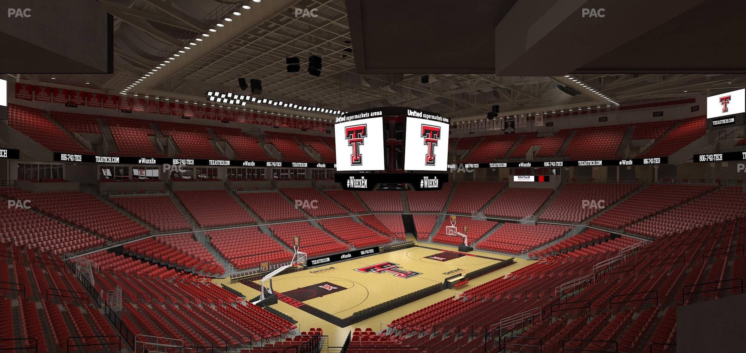 United Supermarkets Arena - Section 104 Seat View