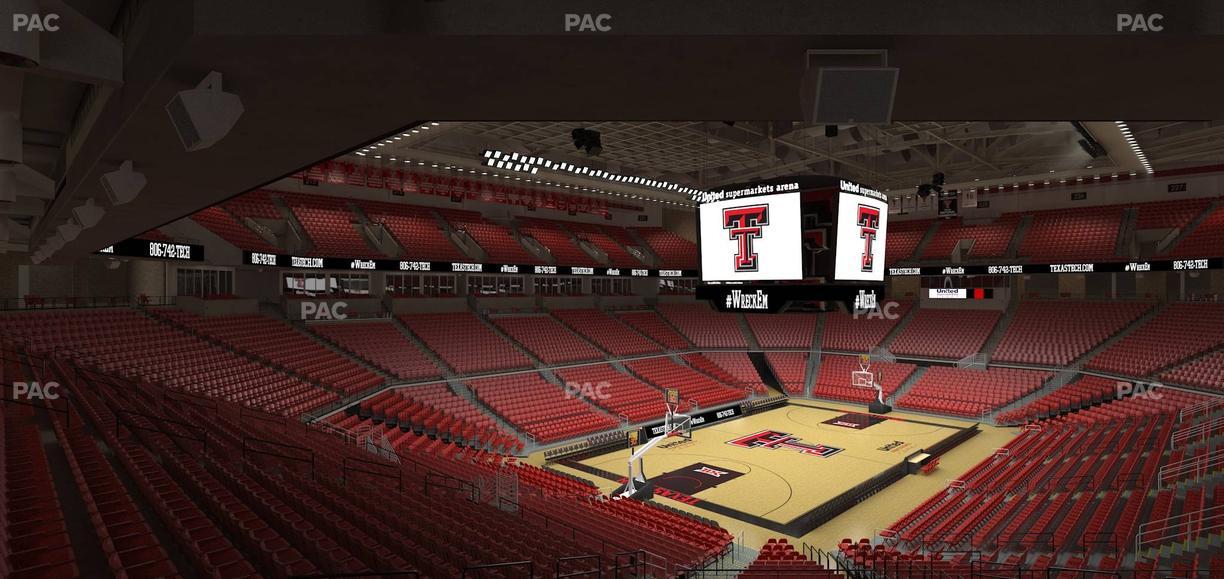 United Supermarkets Arena - Section 105 Seat View
