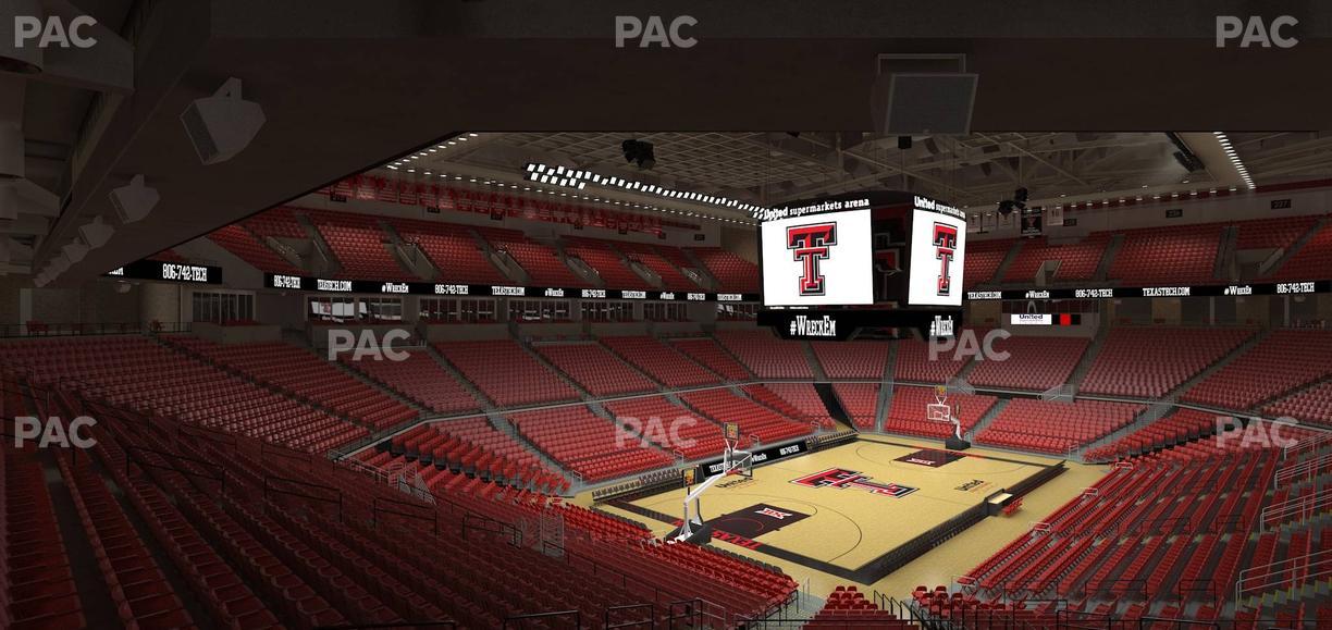 United Supermarkets Arena - Section 105 Seat View