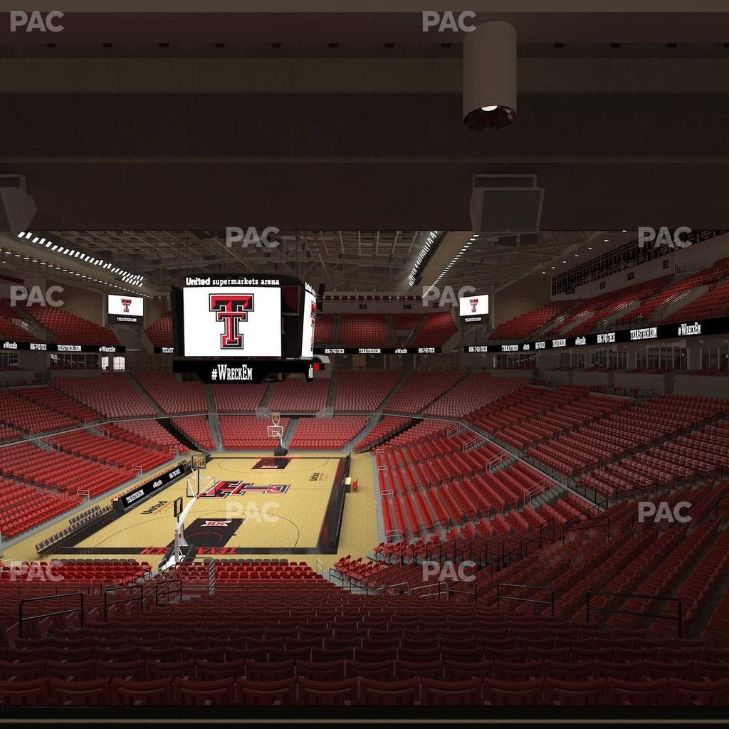 United Supermarkets Arena - Section 106 Seat View