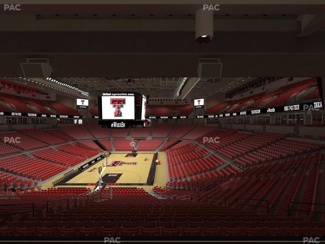 United Supermarkets Arena - Section 106 Seat View