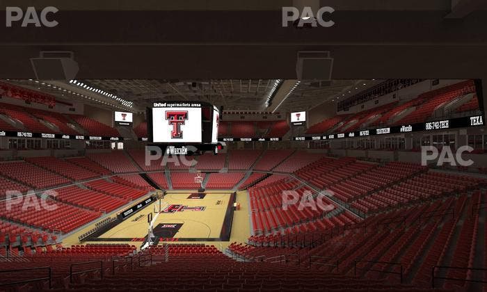 United Supermarkets Arena - Section 106 Seat View