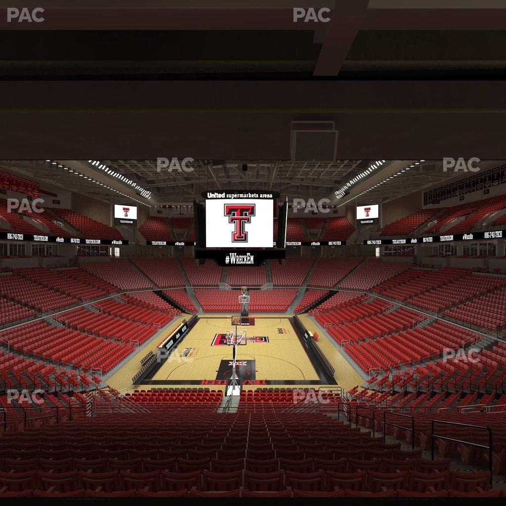 United Supermarkets Arena - Section 107 Seat View