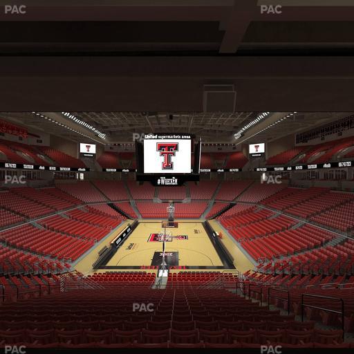 United Supermarkets Arena - Section 107 Seat View