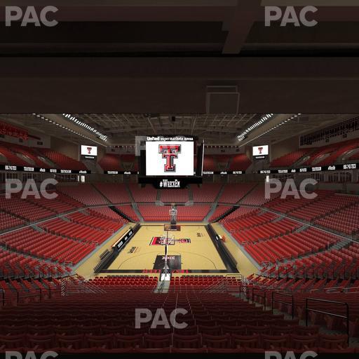 United Supermarkets Arena - Section 107 Seat View