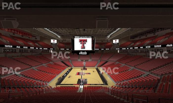 United Supermarkets Arena - Section 107 Seat View