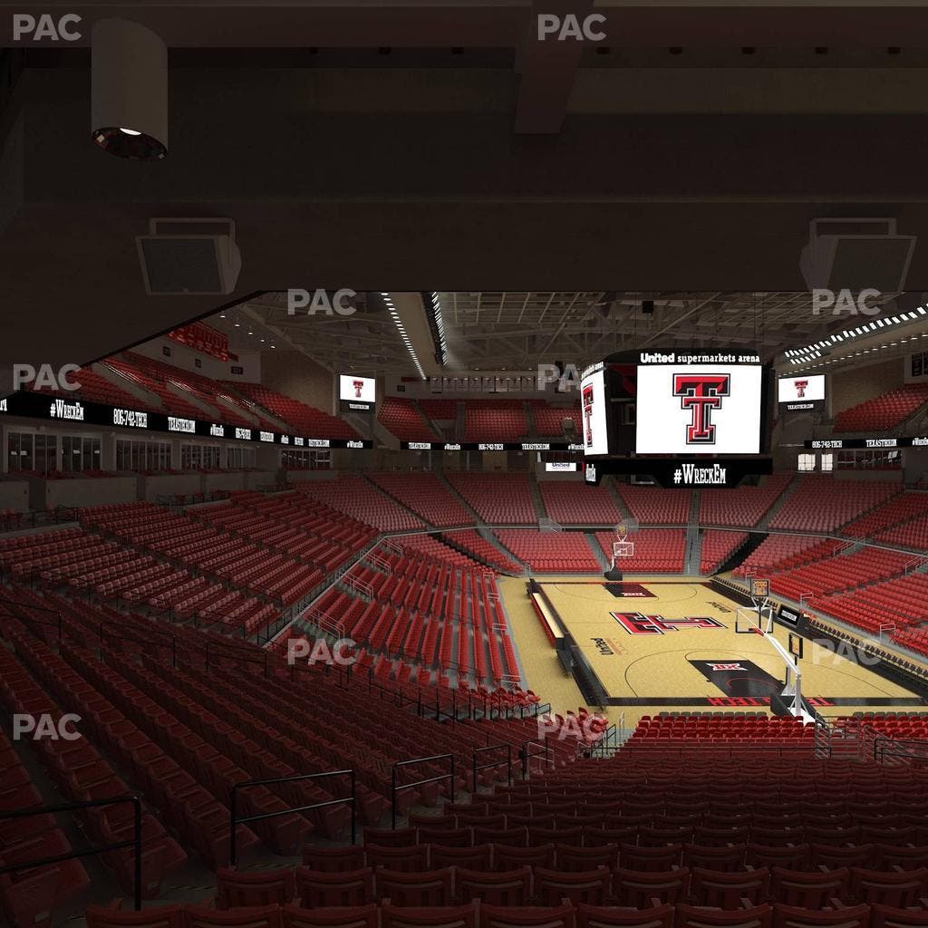 United Supermarkets Arena - Section 108 Seat View