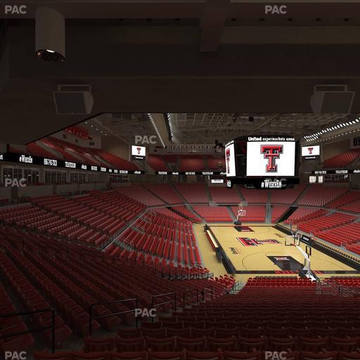 United Supermarkets Arena - Section 108 Seat View