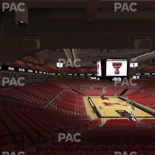 United Supermarkets Arena - Section 108 Seat View