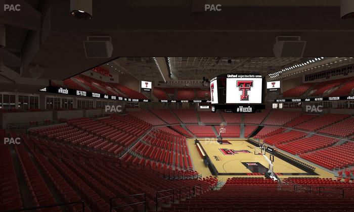 United Supermarkets Arena - Section 108 Seat View