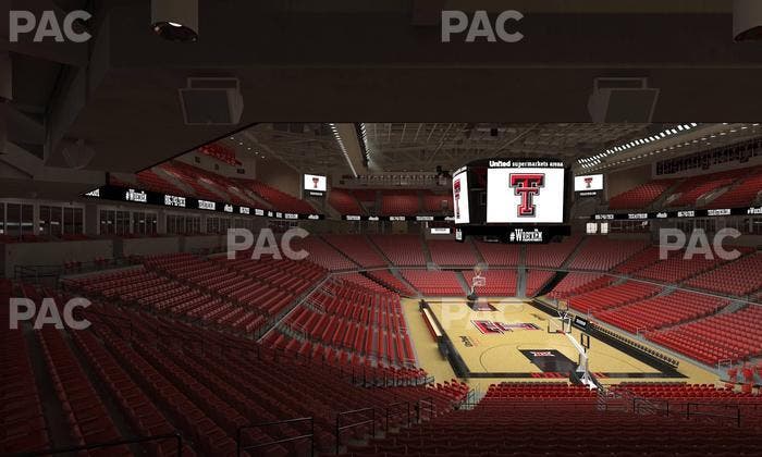 United Supermarkets Arena - Section 108 Seat View