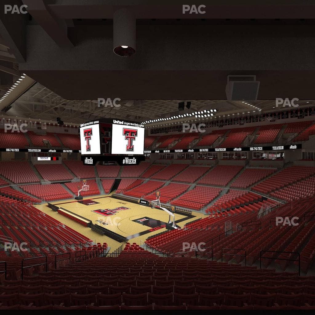 United Supermarkets Arena - Section 109 Seat View