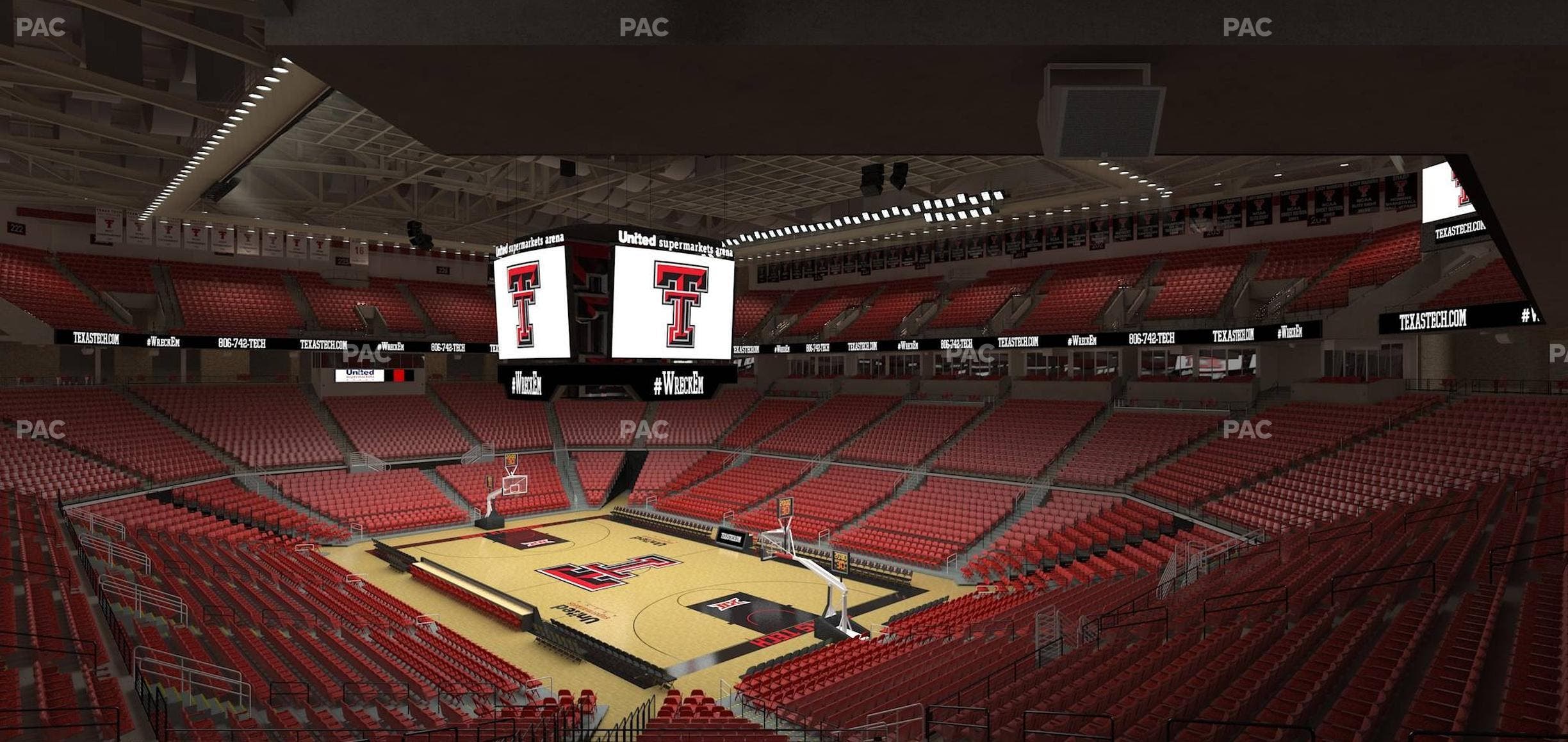 United Supermarkets Arena - Section 109 Seat View