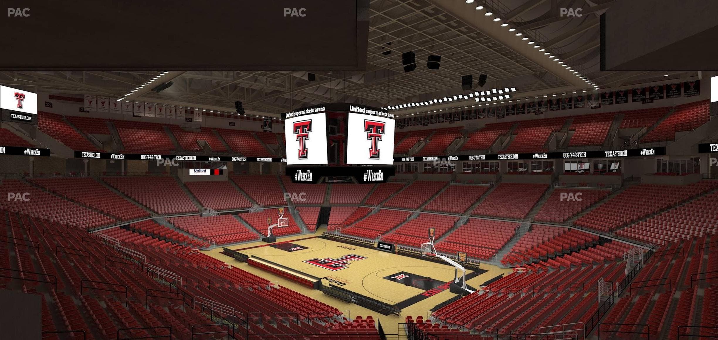 United Supermarkets Arena - Section 110 Seat View