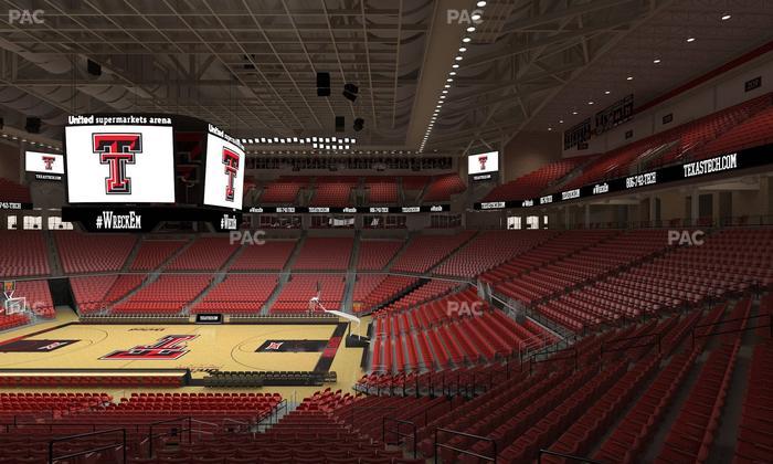 United Supermarkets Arena - Section 111 Seat View