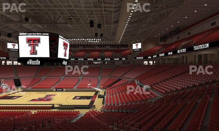 United Supermarkets Arena - Section 111 Seat View