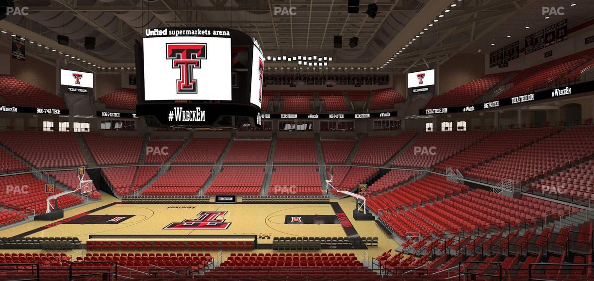 United Supermarkets Arena - Section 112 Seat View