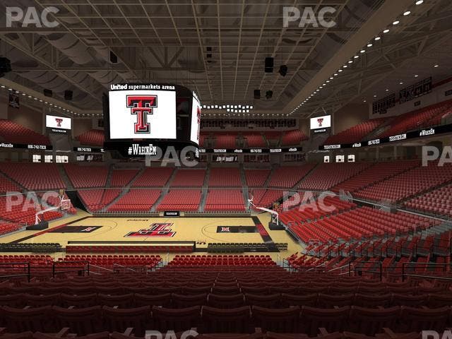 United Supermarkets Arena - Section 112 Seat View
