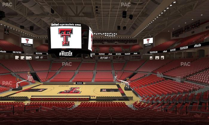 United Supermarkets Arena - Section 112 Seat View