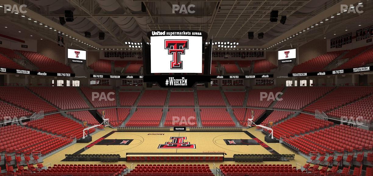 United Supermarkets Arena - Section 113 Seat View