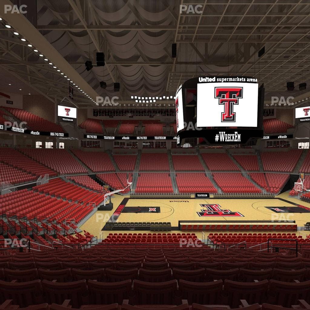 United Supermarkets Arena - Section 114 Seat View