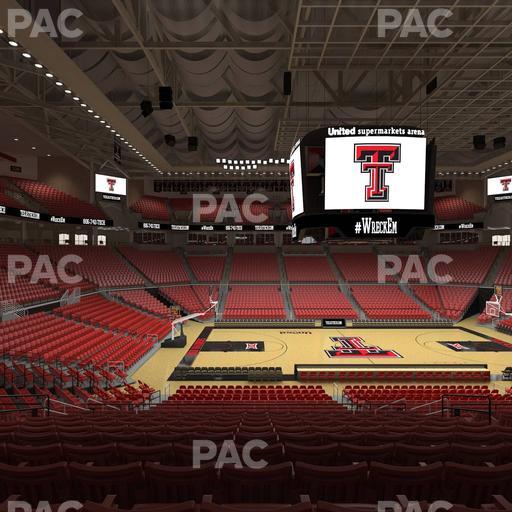 United Supermarkets Arena - Section 114 Seat View