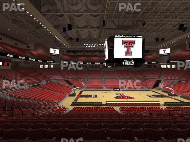 United Supermarkets Arena - Section 114 Seat View