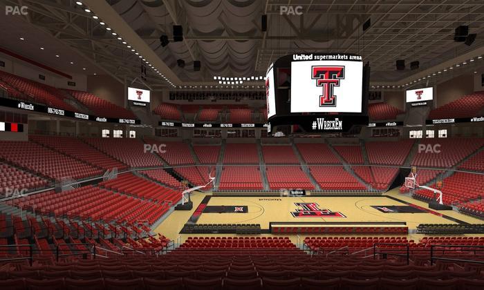 United Supermarkets Arena - Section 114 Seat View
