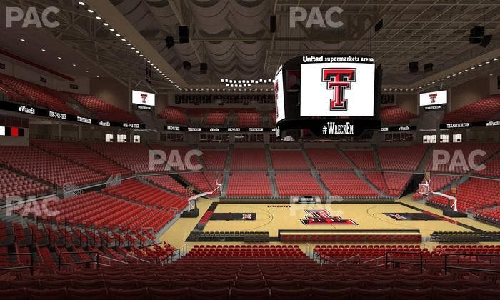 United Supermarkets Arena - Section 114 Seat View