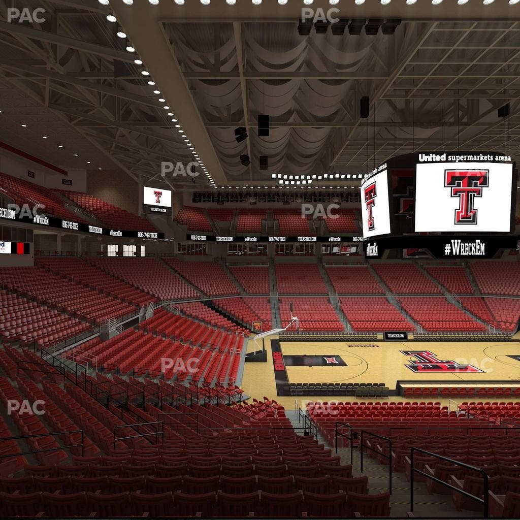United Supermarkets Arena - Section 115 Seat View