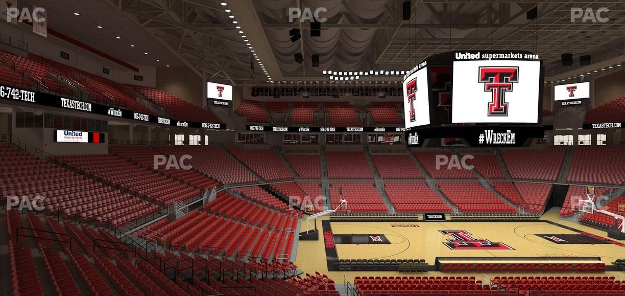 United Supermarkets Arena - Section 115 Seat View