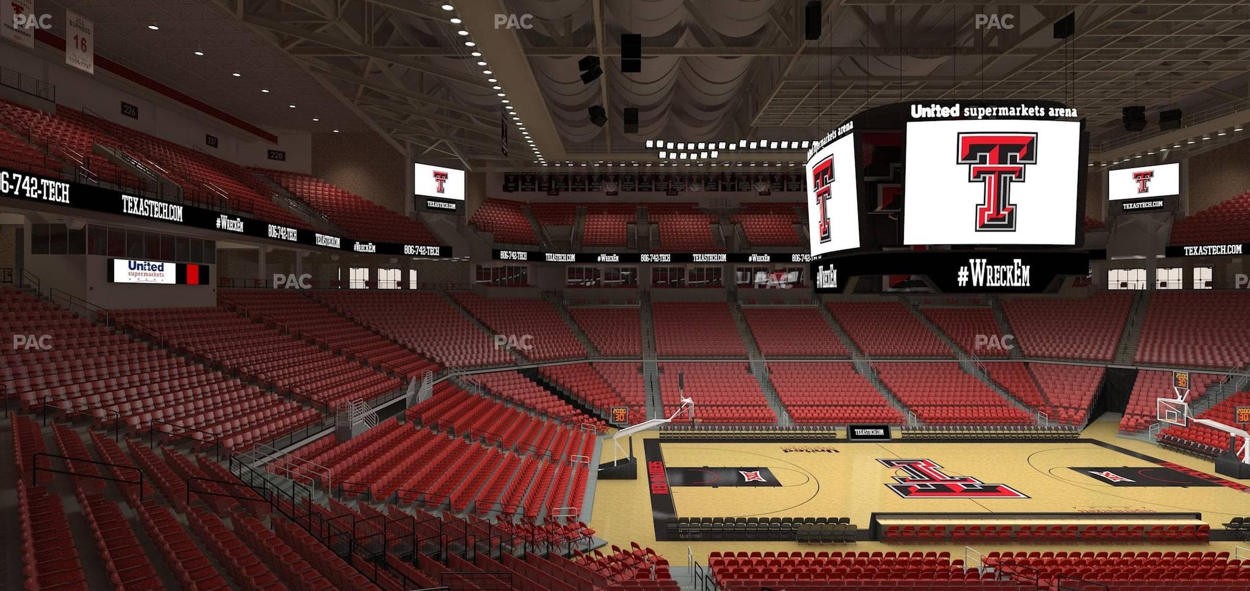 United Supermarkets Arena - Section 115 Seat View