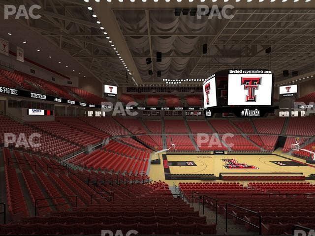 United Supermarkets Arena - Section 115 Seat View