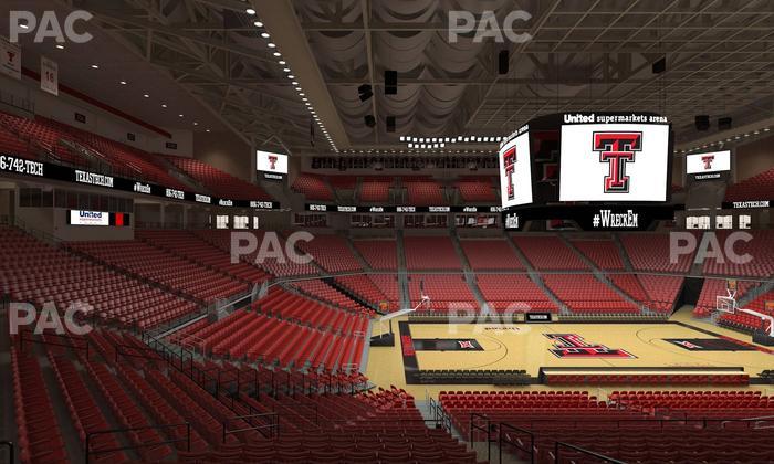 United Supermarkets Arena - Section 115 Seat View
