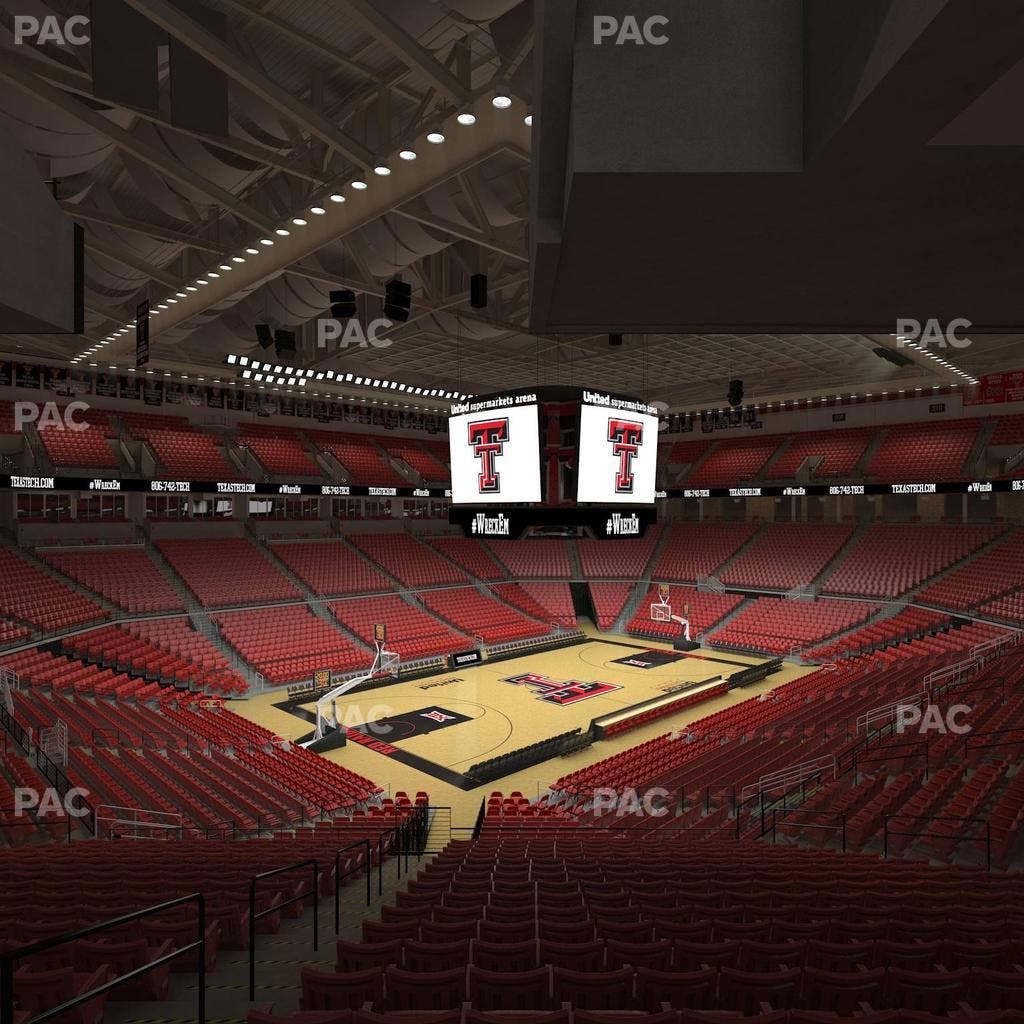 United Supermarkets Arena - Section 116 Seat View
