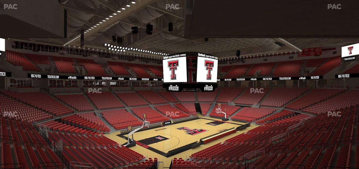 United Supermarkets Arena - Section 116 Seat View