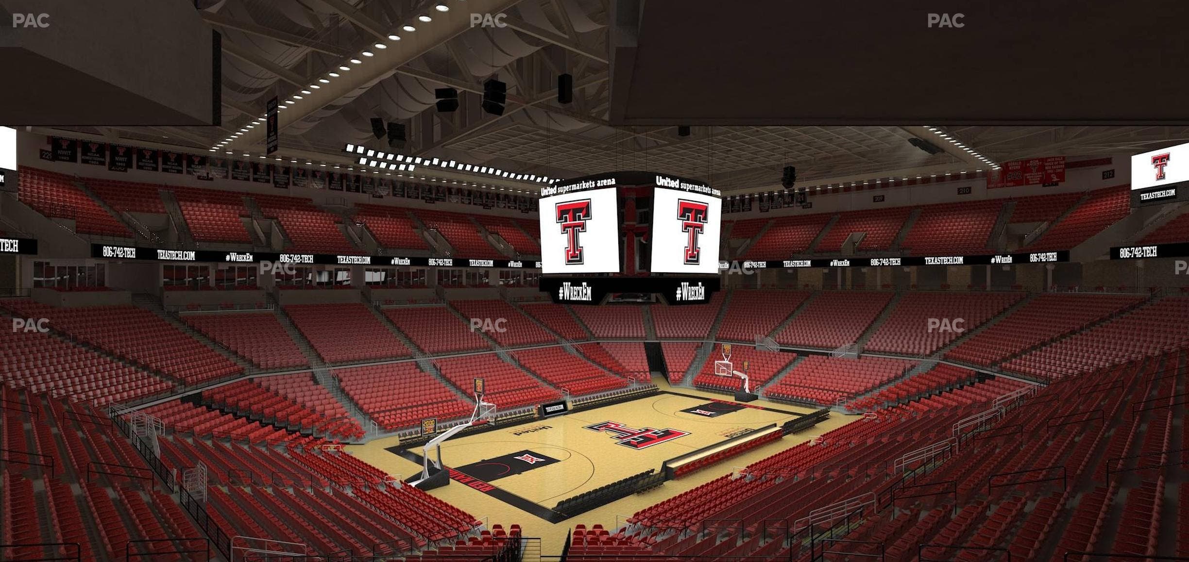 United Supermarkets Arena - Section 116 Seat View