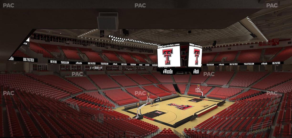 United Supermarkets Arena - Section 117 Seat View