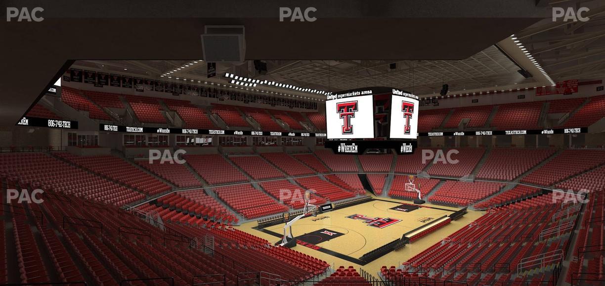 United Supermarkets Arena - Section 117 Seat View